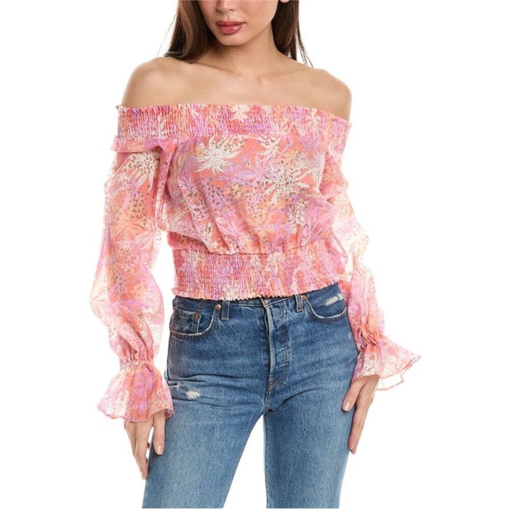 Ramy Brook Andra Off The Shoulder Top Blouse‎ XS New
